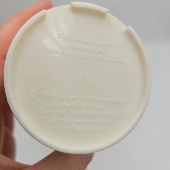 1988 Burger King Wonder Woman Figurine Cup Holder Set Cup B Figurine B Sealed DC - Picture 5 of 6